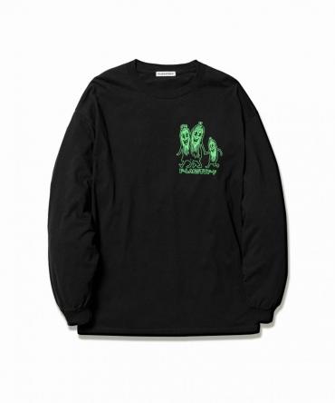 "Holiday" LS TEE *ブラック*