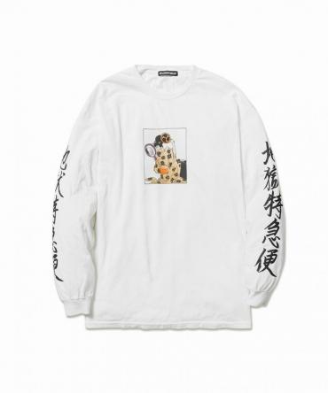 "地獄特急便" L/S TEE STYLE2 *ホワイト*