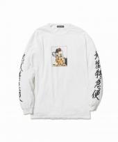 "地獄特急便" L/S TEE STYLE2 *ホワイト*