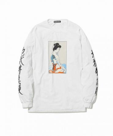 "地獄特急便" L/S TEE STYLE1 *ホワイト*