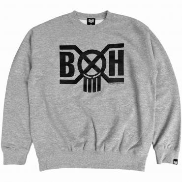 BxH LOGO Crew Neck Sw *グレー*