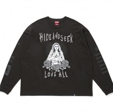 LOVE ALL L/S Tee / D-GRAY
