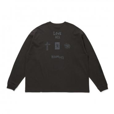 LOVE ALL L/S Tee / D-GRAY