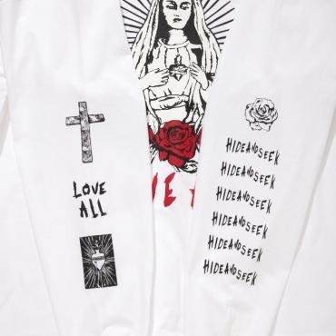 LOVE ALL L/S Tee / WHITE