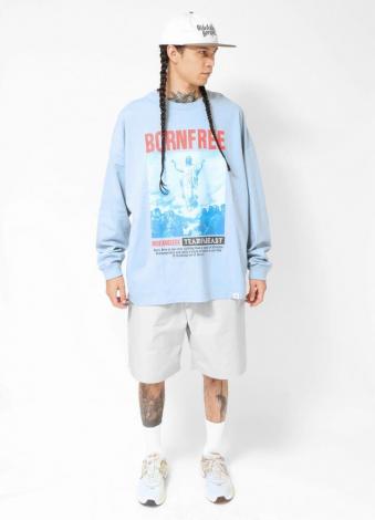 Jesus L/S Tee *ダークブルー*