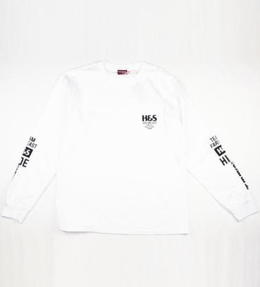 H&S POCKET L/S TEE *ホワイト*