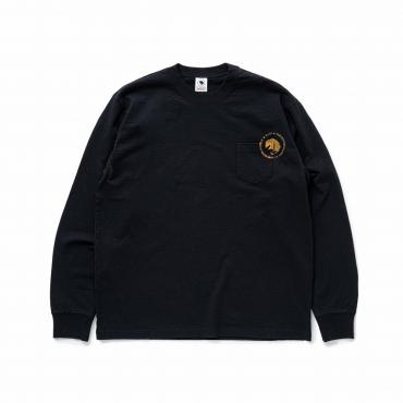 CIRCLE POCKET L/S TEE *ブラック*