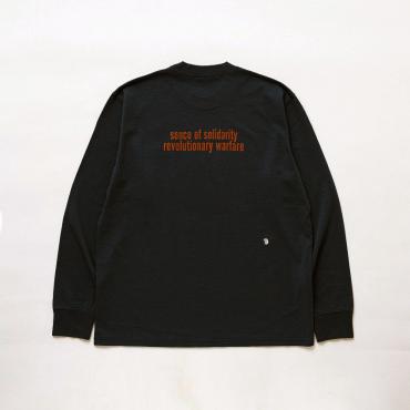 CIRCLE POCKET L/S TEE *ブラック*