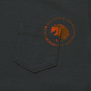 CIRCLE POCKET L/S TEE *ブラック*