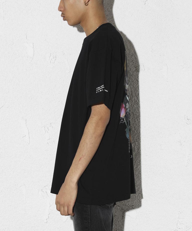 SAD BOY ルーズシルエットクルーネックTシャツ