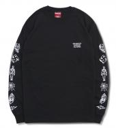 HARD CORE CAL L/S TEE *ブラック*