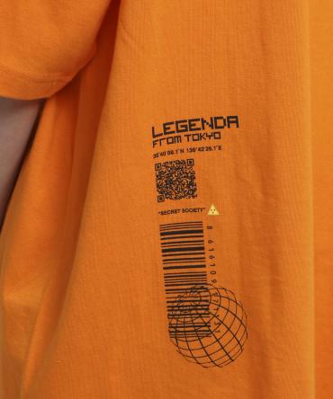 Collage Photo T-shirt [ LEC868 ] *オレンジ*