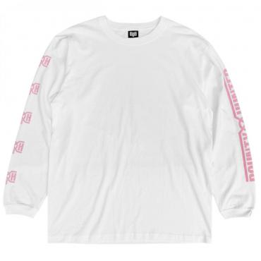 BxH LOGO L/S Tee 【WHITE/PINK】