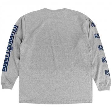 BxH LOGO L/S Tee 【MIX GRAY/NAVY】