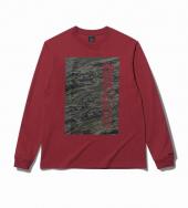 GHOSTLION CAMO PRINT L/S T*レッド*