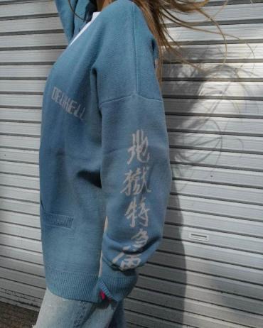 "ONI" CARDIGAN *サックス*