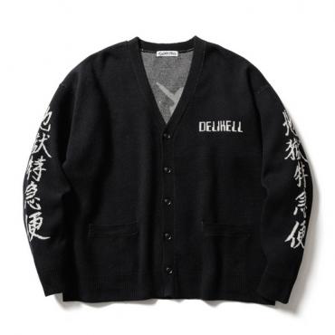 "ONI" CARDIGAN *ブラック*