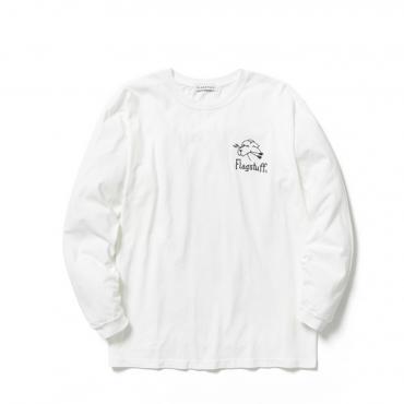 "COLLAPSE" L/S TEE *ホワイト*