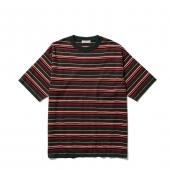 BORDER KNIT S/S TEE *グリーン*