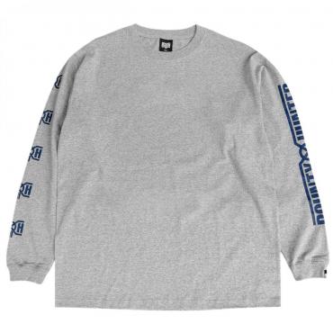 BxH LOGO L/S Tee 【MIX GRAY/NAVY】