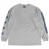 BxH LOGO L/S Tee 【MIX GRAY/NAVY】