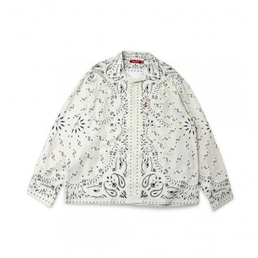 Bandana Pattern L/S Shirt *ベージュ*