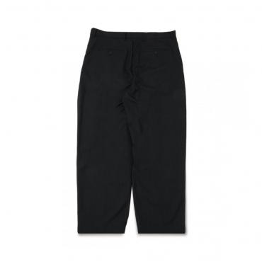 Striped Pleated Trouser *ブラック*