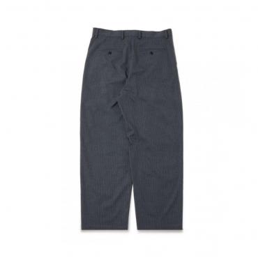 Striped Pleated Trouser *グレー*