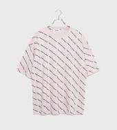 LEGENDA Logo Patterned T-shirt[LEC1037] *ピンクベージュ*