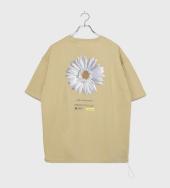 Gerbera Embroidery T-shirt[LEC1012] *ベージュ*