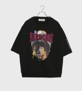 HARDCORECLUB Half‐SleeveSweatShirts[LEC1032]*ブラック*