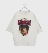 HARDCORECLUBHalf‐SleeveSweatShirts[LEC1032]*アイボリー*