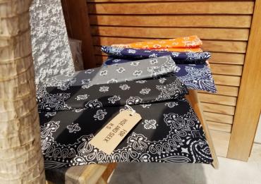 BANDANNA CLUTCH BAG *グレー*