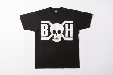 BxH SKULL LOGO TEE *ブラック×ホワイト*