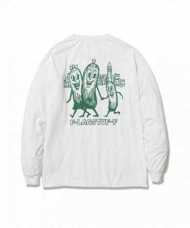 "Holiday" LS TEE *ホワイト*