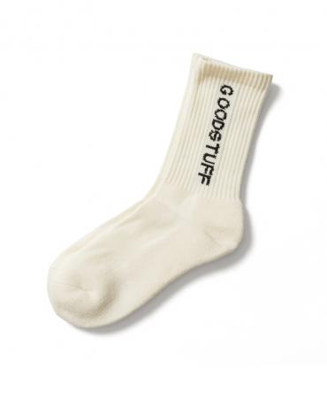 "GOODSTUFF" LOGO SOX *ホワイト*