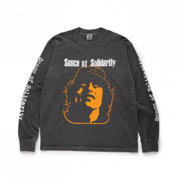 PIGMENT DYED L/S TEE / ORANGE