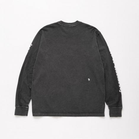 PIGMENT DYED L/S TEE / BLUE