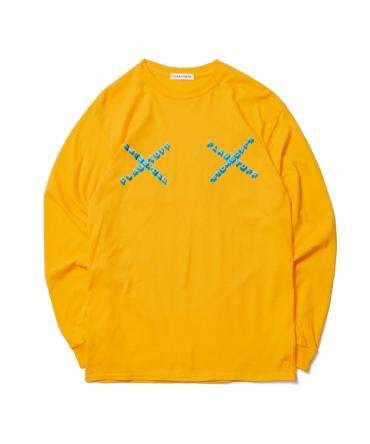 "CROSS LOGO" L/S Tee *ゴールド*