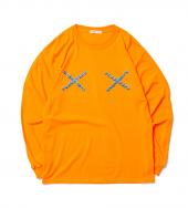 "CROSS LOGO" L/S Tee *オレンジ*