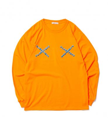 "CROSS LOGO" L/S Tee *オレンジ*