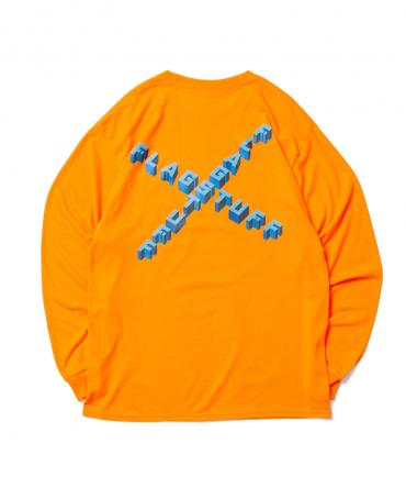 "CROSS LOGO" L/S Tee *オレンジ*