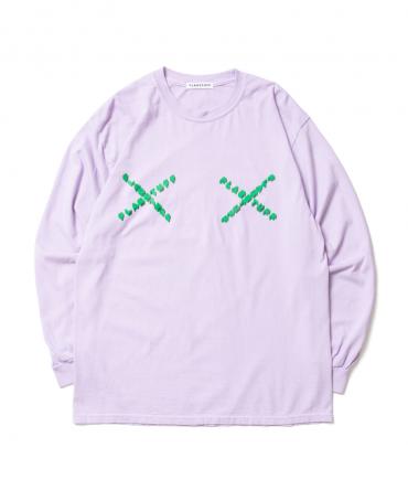 "CROSS LOGO" L/S Tee *パープル*