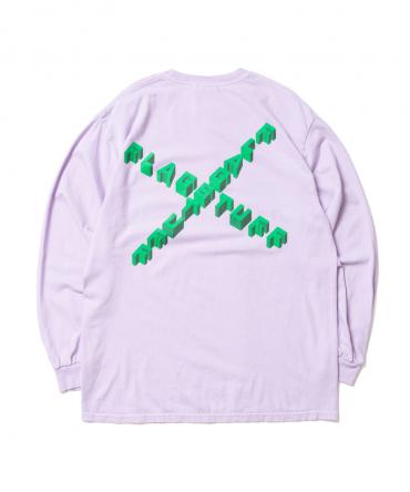 "CROSS LOGO" L/S Tee *パープル*