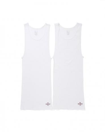 Rib Tank Top(2Pac) / WHITE