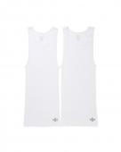 Rib Tank Top(2Pac) / WHITE