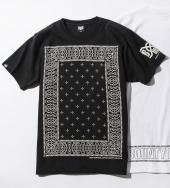 BxH X BANDANNA TEE *ブラック*