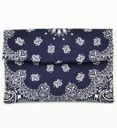 BANDANNA CLUTCH BAG *ネイビー*