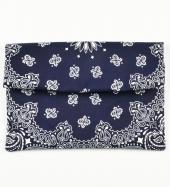 BANDANNA CLUTCH BAG *ネイビー*