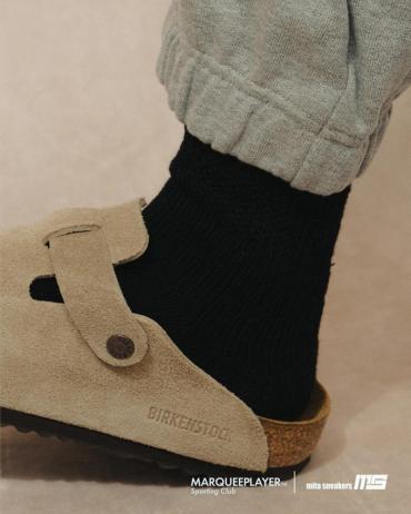 HYBRID RIB SOCKS SS“MadeinJAPAN”“mitasneakers” BK